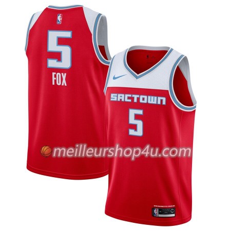 Maillot Basket Homme Sacramento Kings De'Aaron Fox 5 2019-20 Nike City Edition Swingman